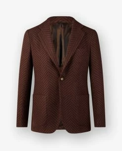 Cashmere Herringbone Jacket
