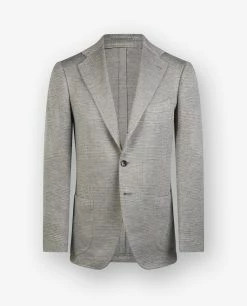 Checked Jersey Jacket