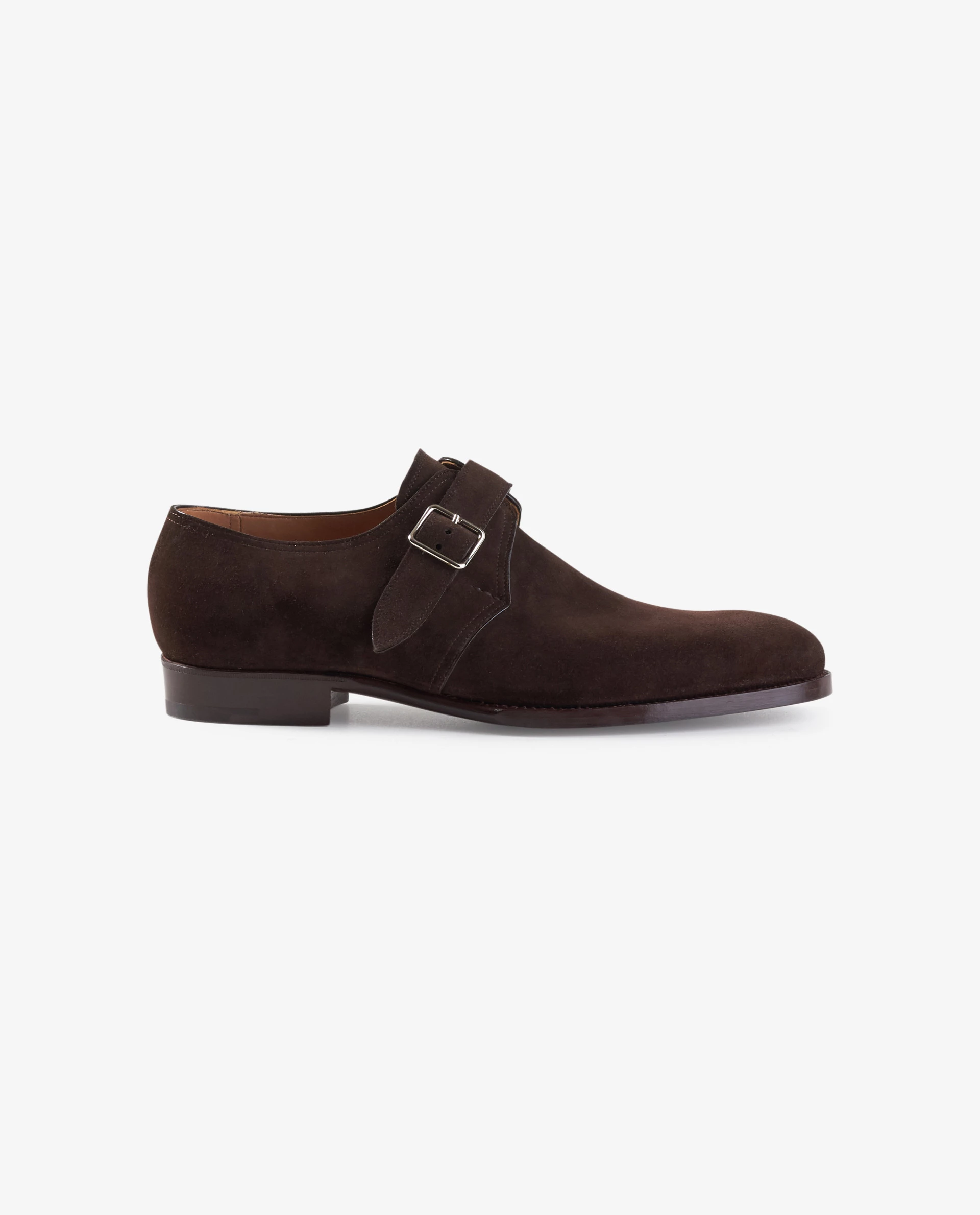 Suede Monk-Strap Shoes - Classic Mod. 107 2 Suede Monk-Strap Shoes - Classic Mod. 107 - Image 2