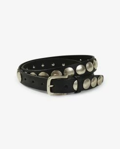 Leather Belt With Studs